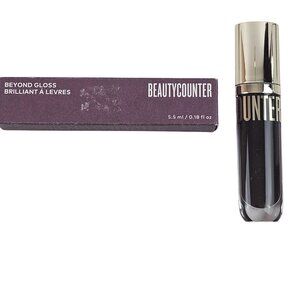 Beautycounter Beyond Gloss Black Plum Lip Gloss 0.18 Fl Oz NIB Full size